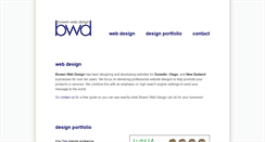 Desktop Screenshot of bowenwebdesign.co.nz